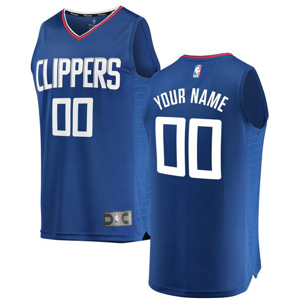 Maillot nba Los Angeles Clippers Icon Edition Homme Custom 0 Bleu